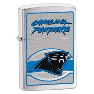    Zippo Carolina Panthers High Polish Chrome Lighter Jewelry