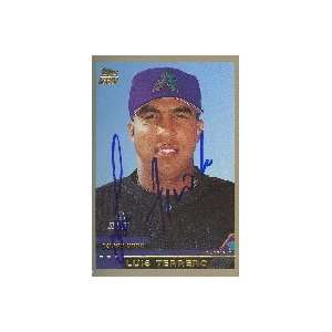 Luis Terrero, Missoula Osprey   Diamondbacks Affiliate, 2000 Topps 