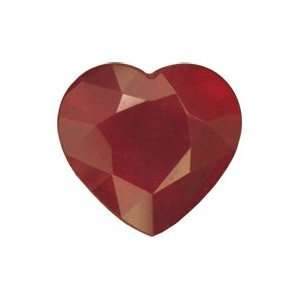   84cts Natural Genuine Loose Ruby Heart Gemstone 