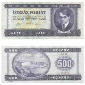  Hungary 1990 500 Forint, Pick 175a 