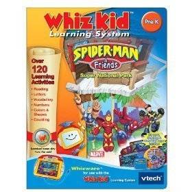  V Tech   Whiz Kid CD  Spider Man & Friends Explore 