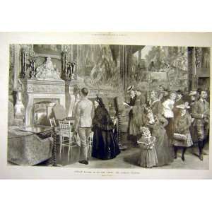   1901 Holiday Visitors Windsor Castle Begg People Print