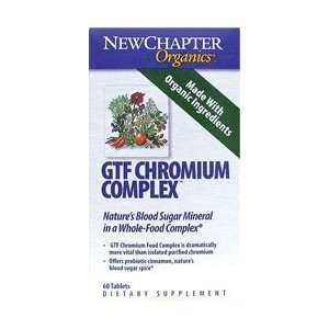  New Chapter GTF Chromium Complex 60 tabs Health 