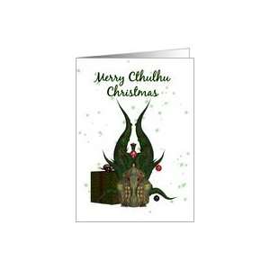  Cthulhu Christmas Card   Cthulhu Card Health & Personal 