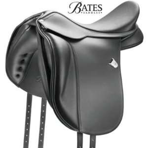  New Bates Wide Dressage Flocked Saddle Black 17   Black 