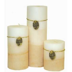  ACheerfulCandle F64 108 6 in. x 4 in. Round Fuze Cream 