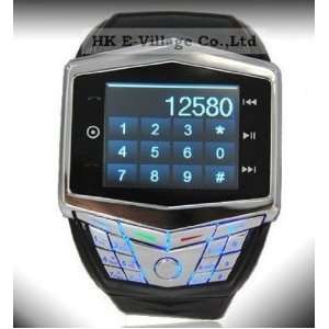  GD910 Ultra Thin Flat Touch Screen Watch Cell Phone with 