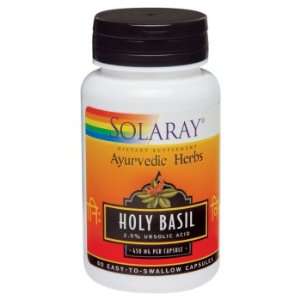  Solaray   Holy Basil (Ayurvedic Herbs), 450 mg, 60 