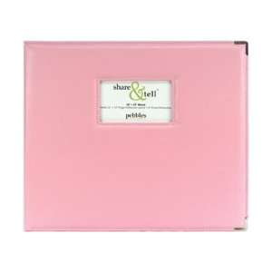  New   Pebbles Share & Tell Album 12X12   Baby Pink by 