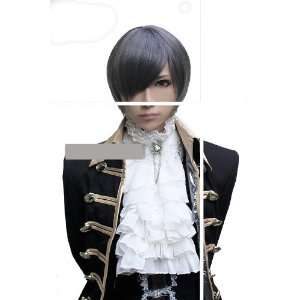 US 3 5 Days Delivery Cool2day Short puple mixed black Anime Costume 