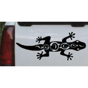 Lizard With Back Swirls Animals Car Window Wall Laptop Decal Sticker 