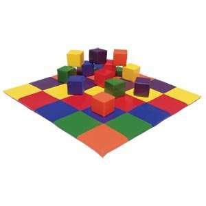   Mat 58 x 58 with 12 Primary Color Blocks (ELR 0215) 