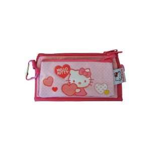  Official Licensed Hello Kitty TRIPLE FILL Pencil Case Pen 