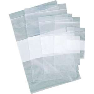  2 MIL RECLOSABLE BAGS WITH WHITE BLOCK, 1000 Count, Select 