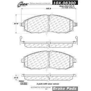  Centric Parts 104.08330 Posi Quiet Metallic Brake Pad with 
