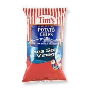 Tims Chips 2 Bags (Sea Salt & Vinegar) Grocery & Gourmet Food