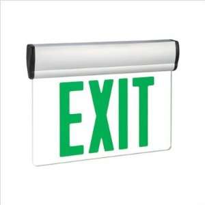  Single Face Green LED Edge Lit Exit Sign