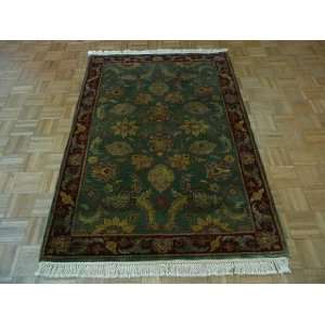  4x5 Hand Knotted Agra India Rug   40x511