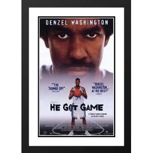  He Got Game 32x45 Framed and Double Matted Movie Poster 