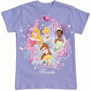  Disney Princess Cast Girls Tshirt 