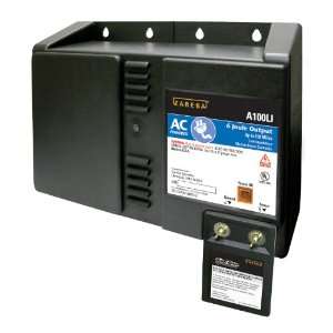   AC Powered Low Impedance 100 Mile Fence Charger Patio, Lawn & Garden