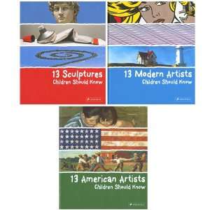 13 Modern Artists American Artists and Sculptures Book Set 
