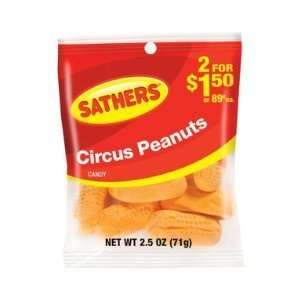 Sathers 10160 Circus Peanuts   2.5 Oz (Pack Of 12)  