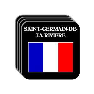 France   SAINT GERMAIN DE LA RIVIERE Set of 4 Mini Mousepad Coasters