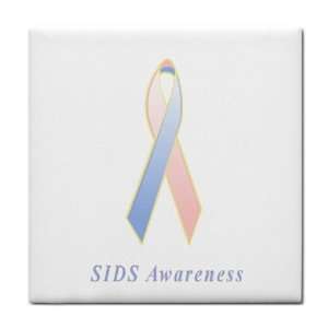  SIDS Awareness Ribbon Tile Trivet 