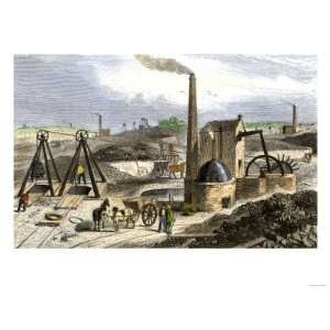   the Staffordshire Mines, England, c.1850 Premium Poster Print, 18x24