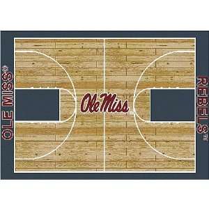  Mississippi Rebels College Basketball 3X5 Rug From Miliken 
