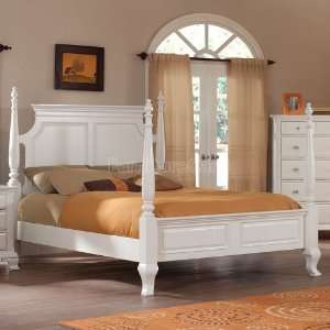   Imports Julie Poster Bed (White) 20012 poster bed