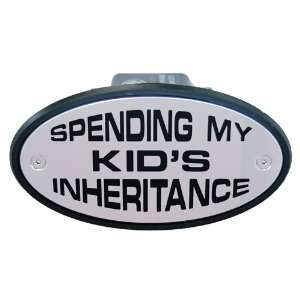 Spending My Kids Inheritance Receiver Hitch Cover Custom 