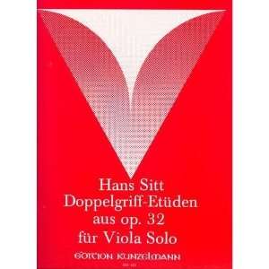  Sitt, Hans   20 Double Stop Etudes From Op 32 For Viola 