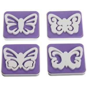  Wilton 4 Piece Butterfly Stamp Set