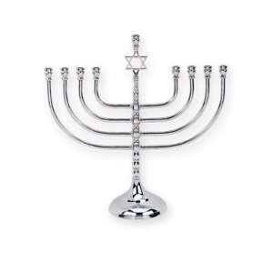  Traditional Silverplated Knesset Menorah