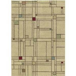  Shaw Living City Streets Rug   Sand (55x78) Furniture 