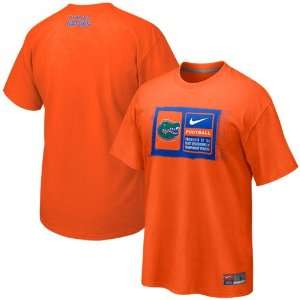  Nike Florida Gators 2011 Team Issue T shirt   Orange 