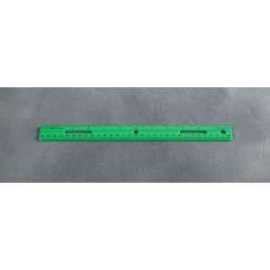  School Smart Plastic Ruler   12 inch