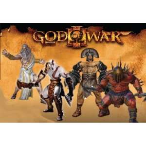  DC Unlimited   God of War 3 série 1 set figurines 18 cm 