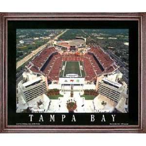 Tampa Bay Buccaneers   Raymond James Stadium   Framed 26x32 Aerial 