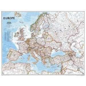 Europe Political Continent Wall Map and Mural 23x30 