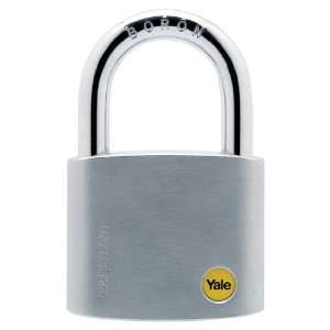 Yale Y120/60/135/1 Solid Brass Body Padlock with Boron Steel Shackle 