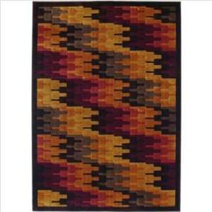  Shaw Rugs 3V19 13700 New West Sunset Brown Contemporary 