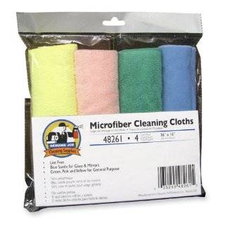 GJO48261   MIcrofiber Cleaning Cloth, Lint free, 16x16, Assorted