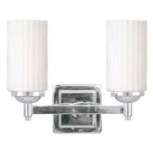  Livex 1422 05 Madison 2 Light Bathroom Lights in Chrome 