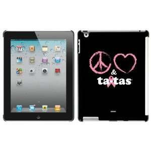  Save the Tatas   Peace, Love, & Ta tas design on iPad 2 