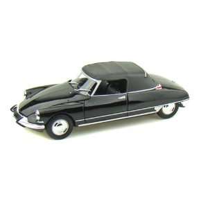  Citroen DS 19 Cabriolet Top Up 1/24 Black Toys & Games