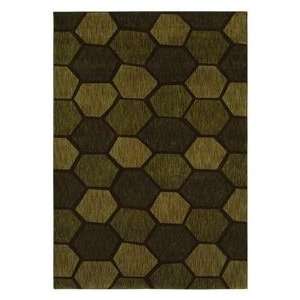   3V802 Honeycomb Dark Green 15310 Rectangle 11 x 29