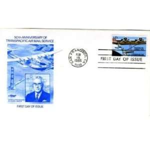  Transpacific Air Mail Service Stamps Envelope Everything 